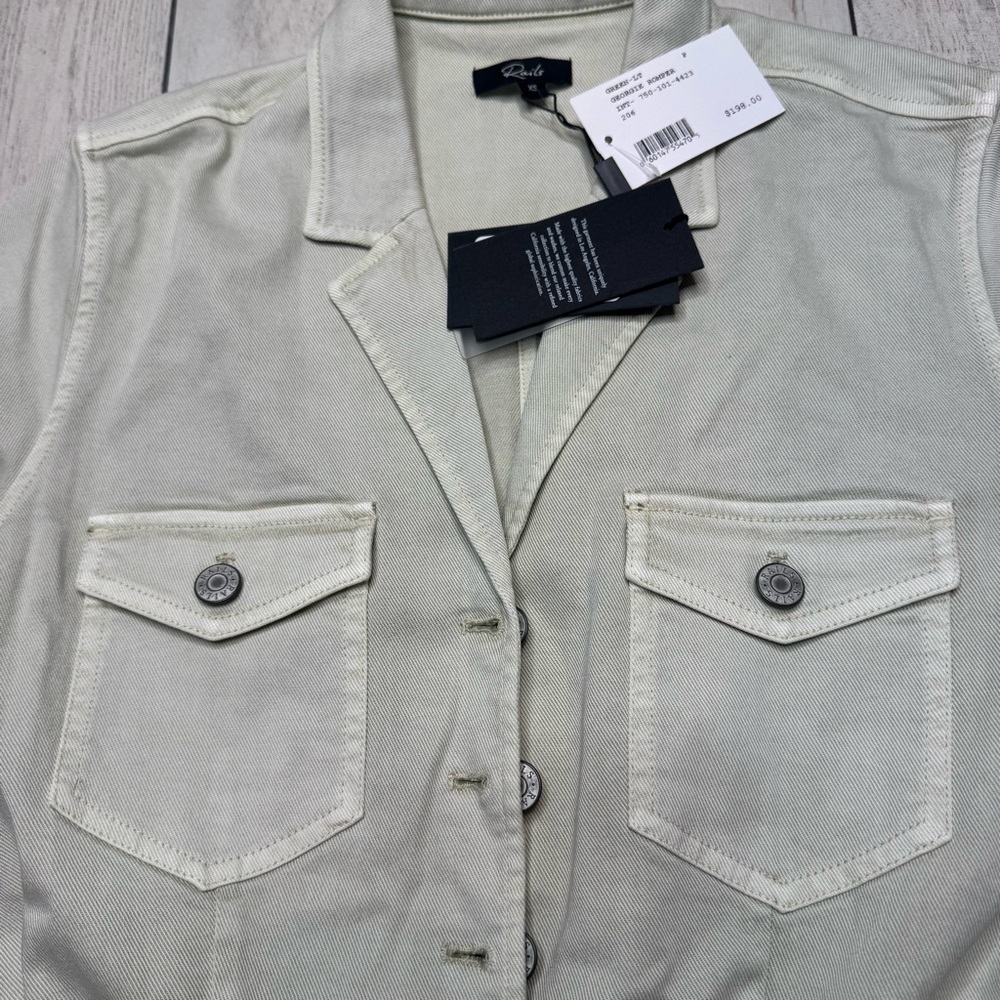 Rails Georgie Cream Romper Size Xs - Picture 6 of 8